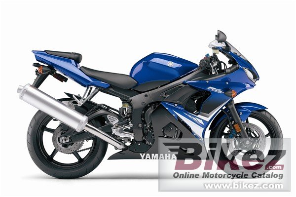 Big Yamaha yzf-r6s picture and wallpaper from Bikez.com